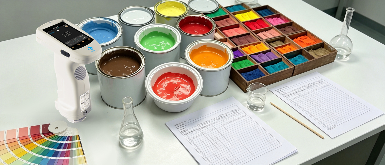 3nh instrument coatings paint pigments color measurement