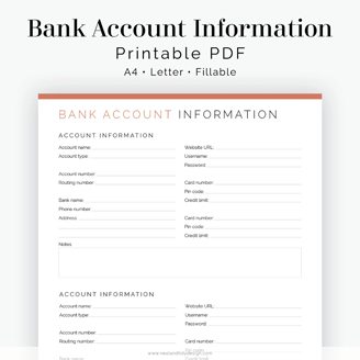 Bank Informations
